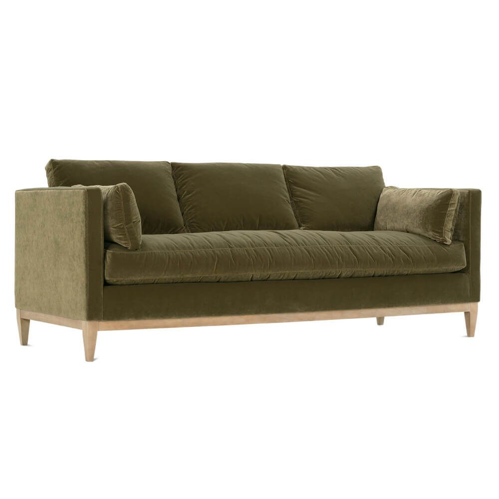 Quick Ship! Leo Velvet Sofa-3295-13 -W -L 86  W34  H 37 Express Grade CC