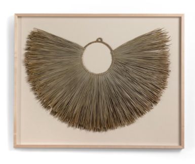 Beda Framed Seagrass Object-48x1x38