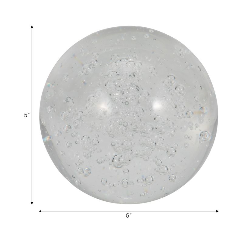 CRYSTAL BALL 5", CLEAR