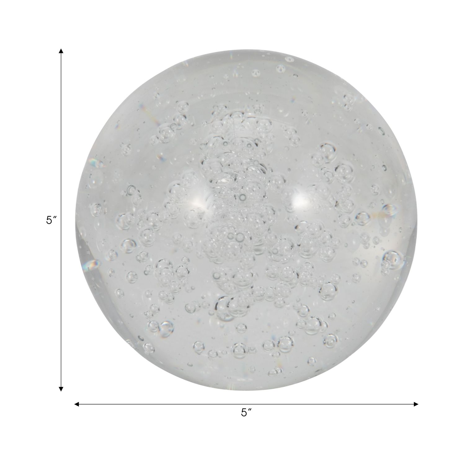 CRYSTAL BALL 5&quot;, CLEAR