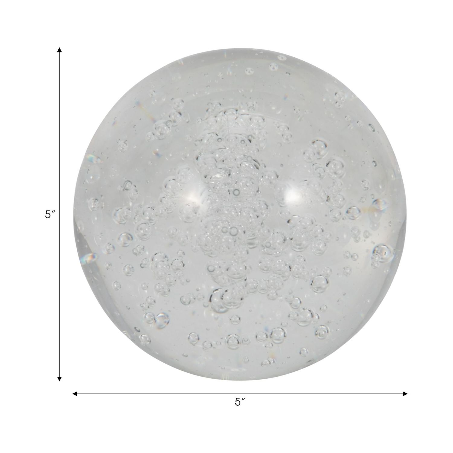 CRYSTAL BALL 5&quot;, CLEAR