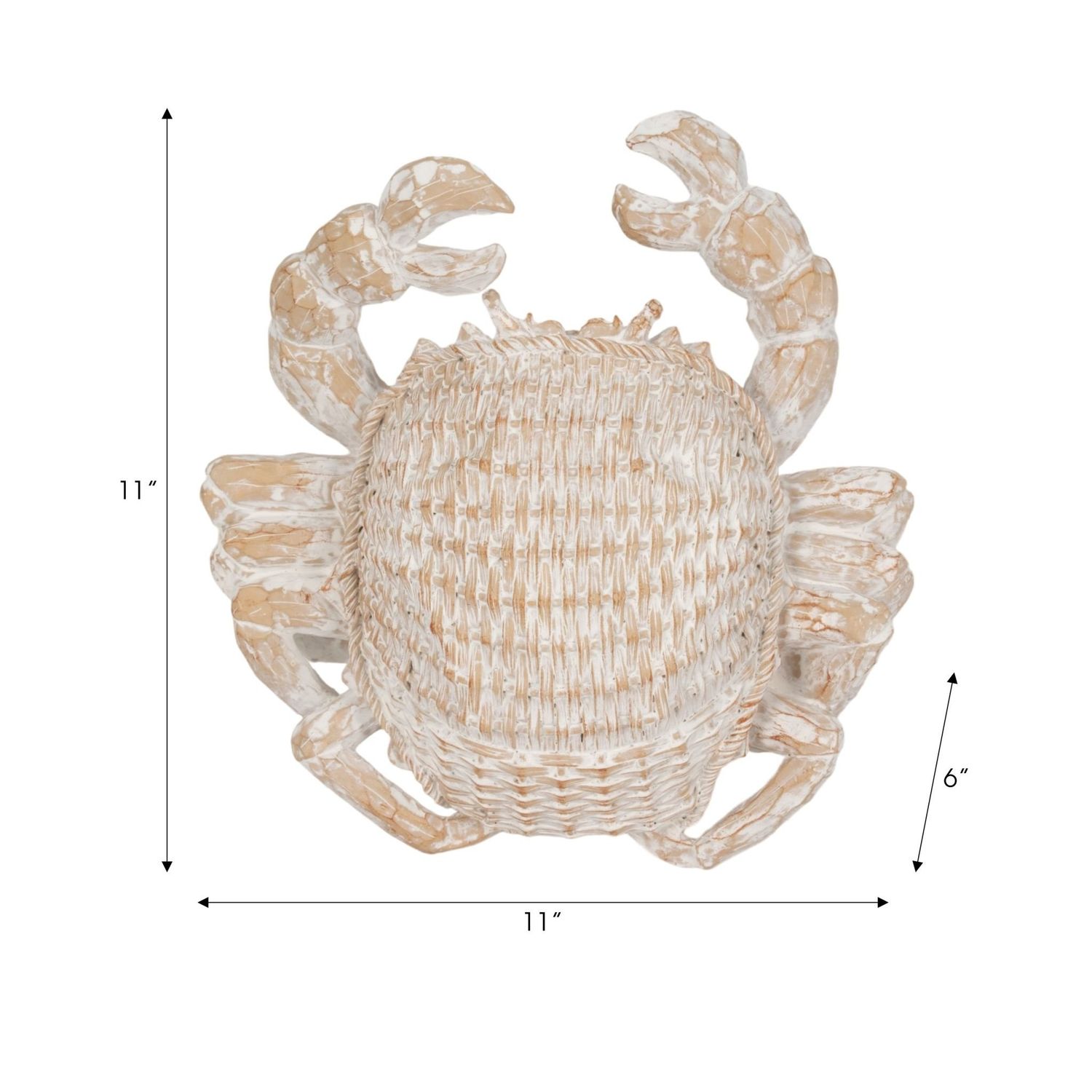 Coastal White Crab 11&quot;