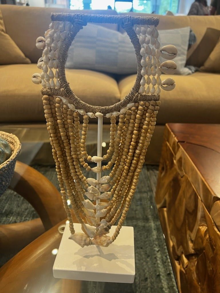 Natural Tribal on Stand 5&quot;W x 4&quot; D  x 15&quot; H