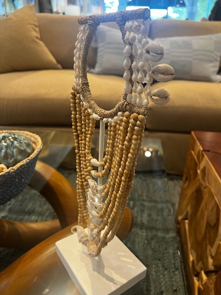 Natural Tribal on Stand 5&quot;W x 4&quot; D  x 15&quot; H