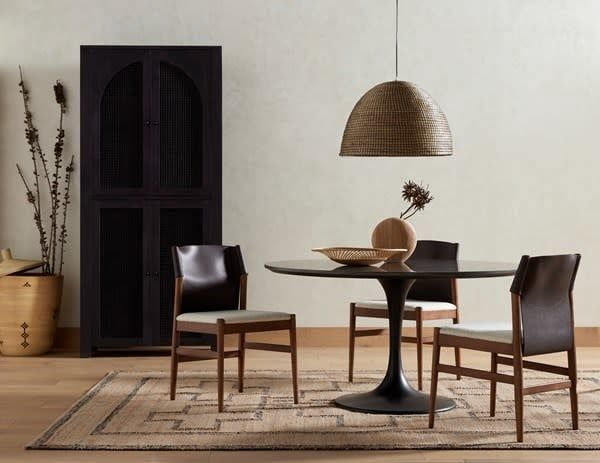 Lulu Armless Dining Chair-20.25x21.75x33