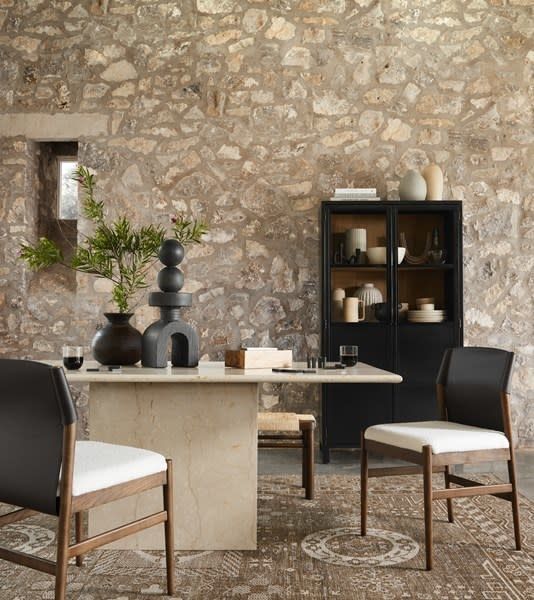 Lulu Armless Dining Chair-20.25x21.75x33