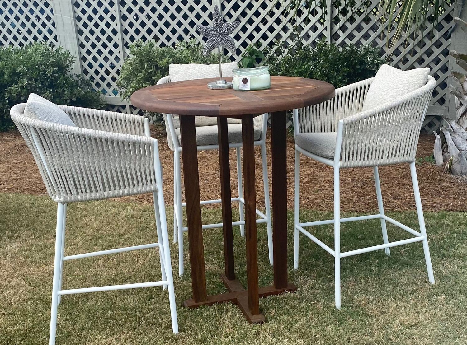 Ipe Bar Table-35.5x35.5x42.5
