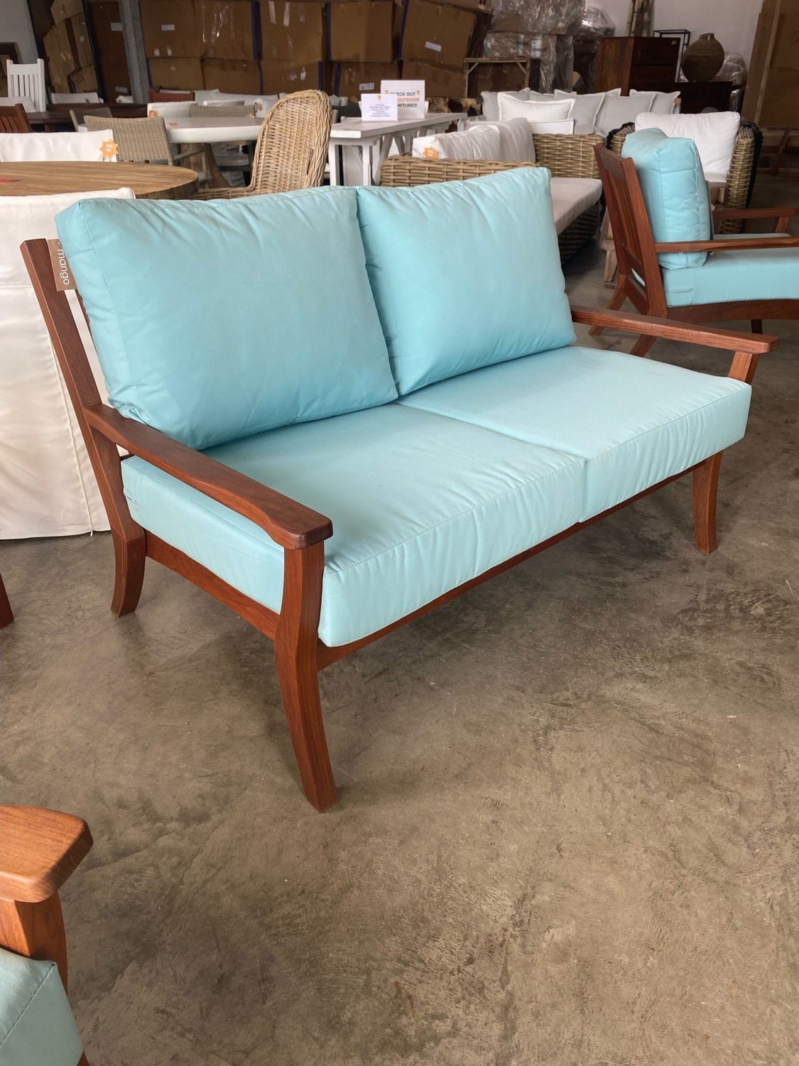 Ipe Loveseat-60x33.75x32.25