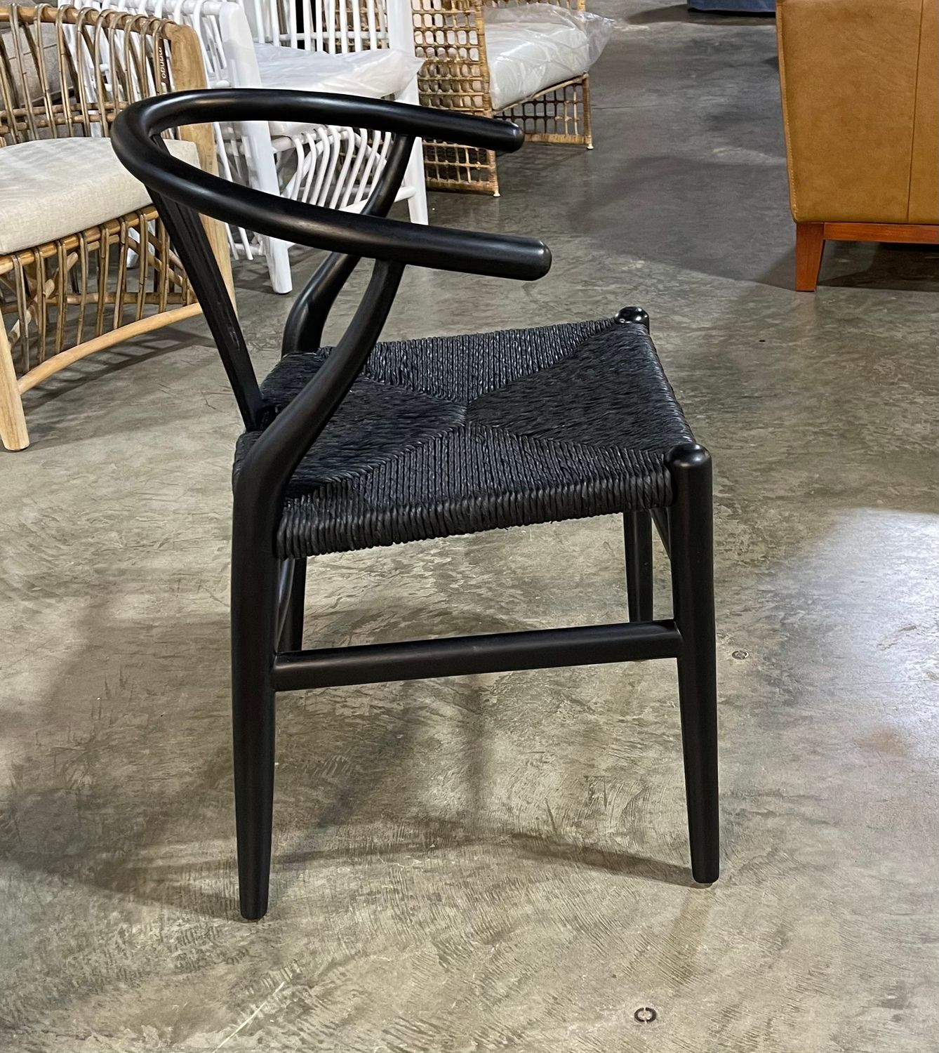 Hans Dining Chair-Black 19&quot;x18&quot;x32&quot;