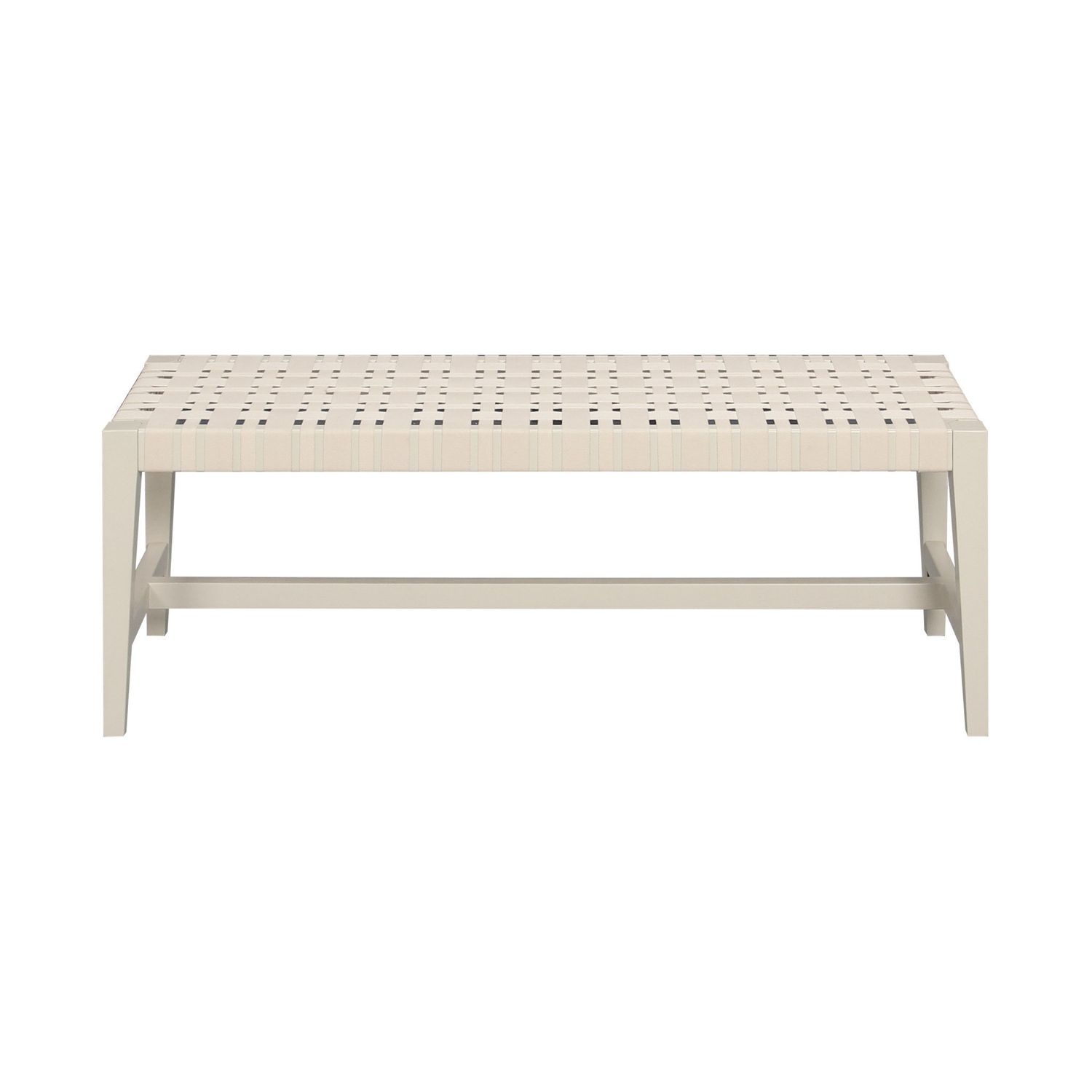 Causeway Bench-White-48x16x18 No Discount