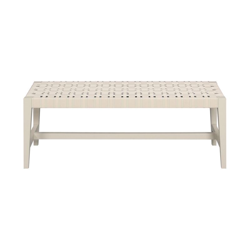 Causeway Bench-White-48x16x18 No Discount