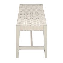 Causeway Bench-White-48x16x18 No Discount