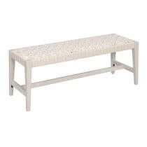 Causeway Bench-White-48x16x18 No Discount