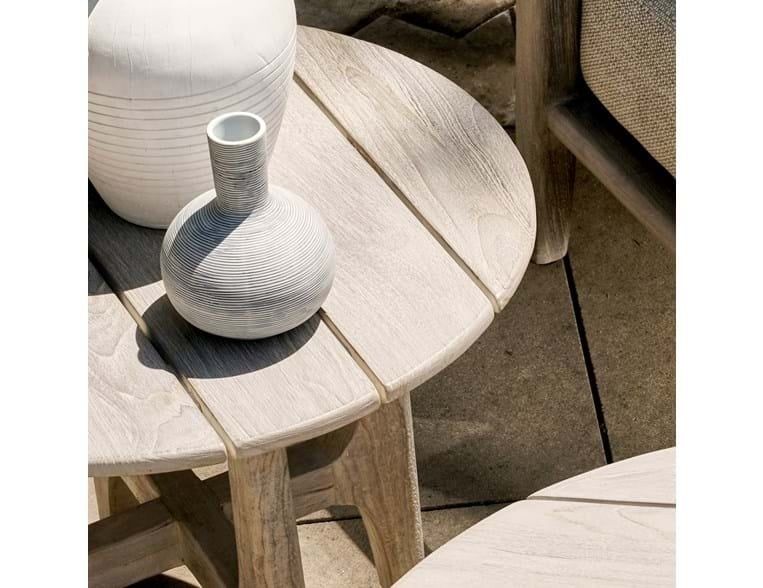 Dawn Outdoor Round Coffee Table-23.62x23.62x19.65