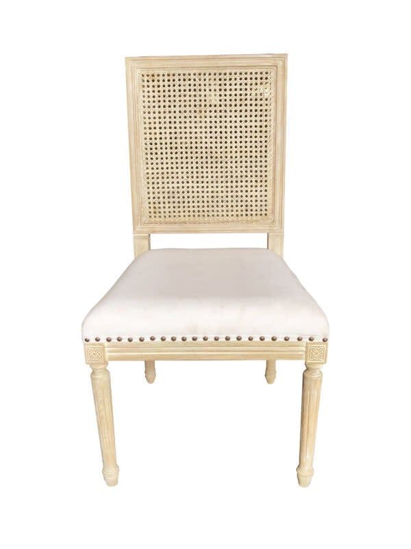 Square Back Dining Chair-20.5x21.6x39.5