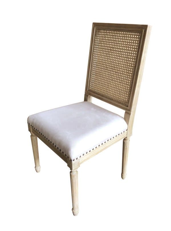 Square Back Dining Chair-20.5x21.6x39.5