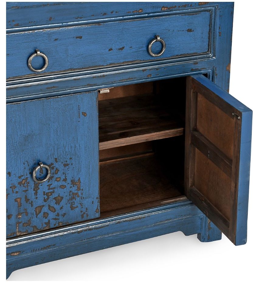 Amy 3DWR 2DR Sideboard Royal Blue 104 X 16.5 X 38.2 Clearance
