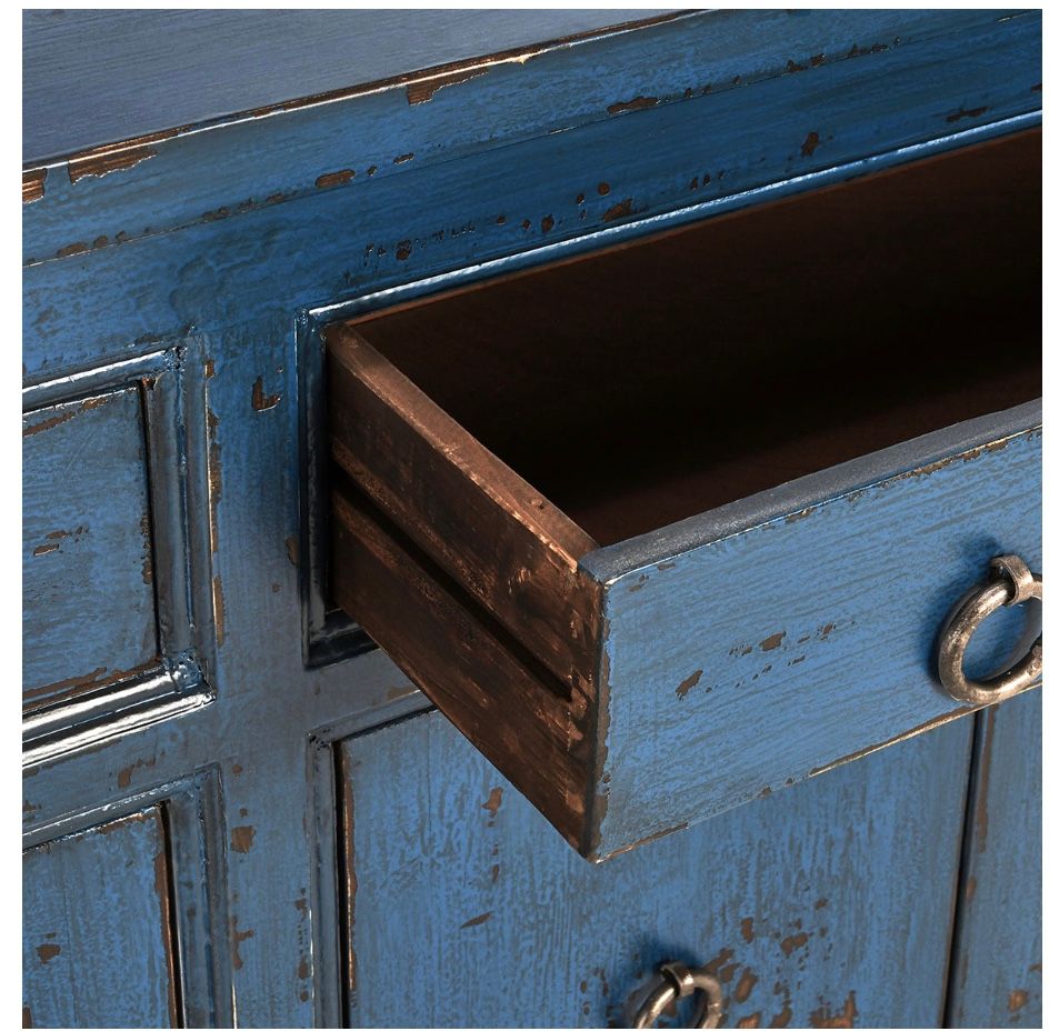 Amy 3DWR 2DR Sideboard Royal Blue 104 X 16.5 X 38.2 Clearance