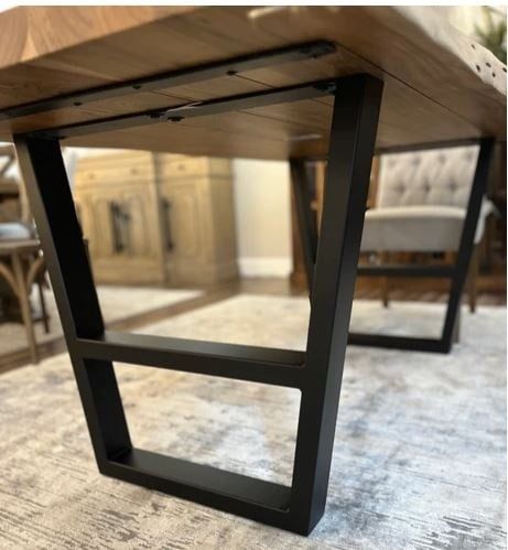 Hailey Acacia 72.5&quot;x36.25&quot;x31&quot; Dining Table Nat/Gray