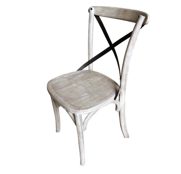 X Back Side Chair (NWW) 17.75&quot;W x 20.75&quot;D x 35&quot;H