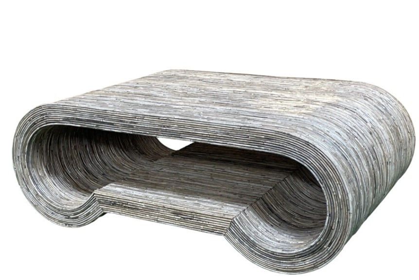 Aalto Coffee Table 52&quot;W x 33&quot;D x 18&quot;H