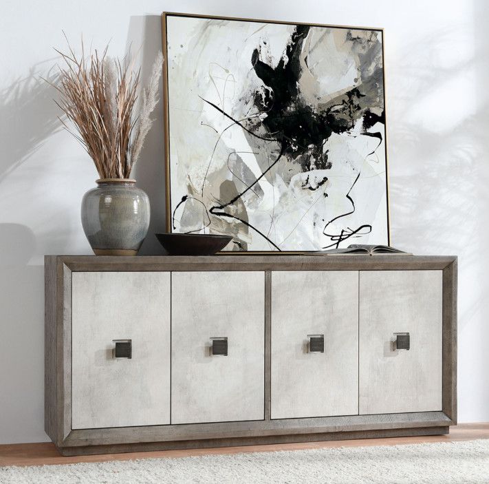 Denver 4DR Sideboard Dist. Antique White 80 W