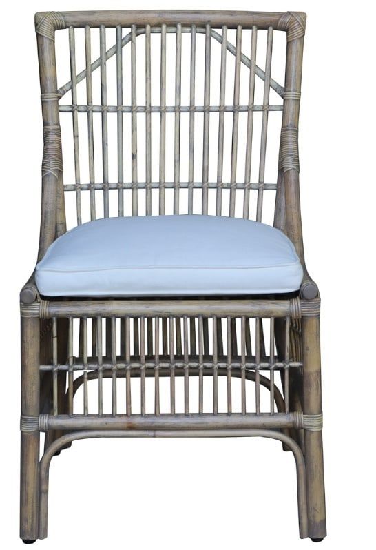 William Rattan Dining Chair 21.25 x 22.50 x 35