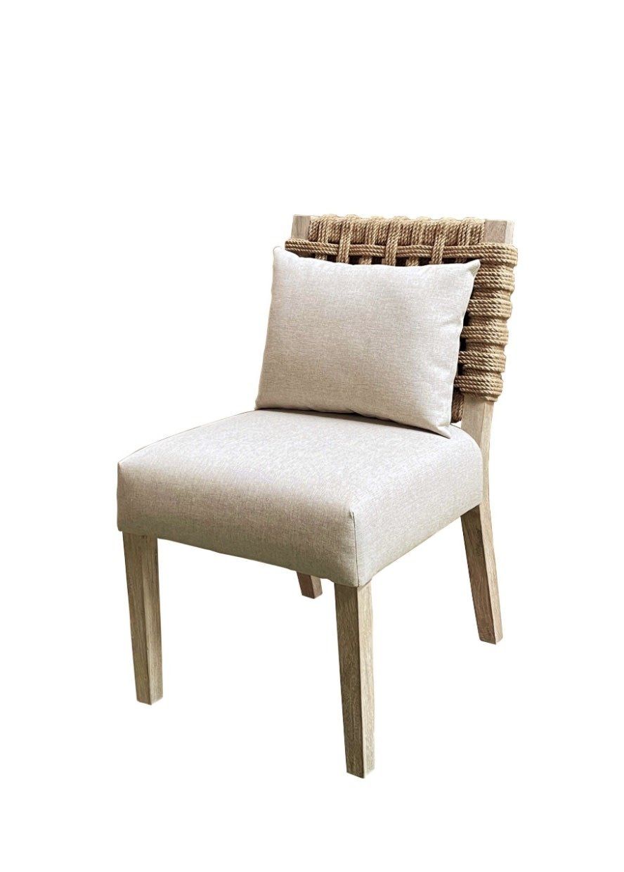 Rope Dining Chair NWW 24.4&quot;W x 20.47&quot;D x 33.66&quot;H