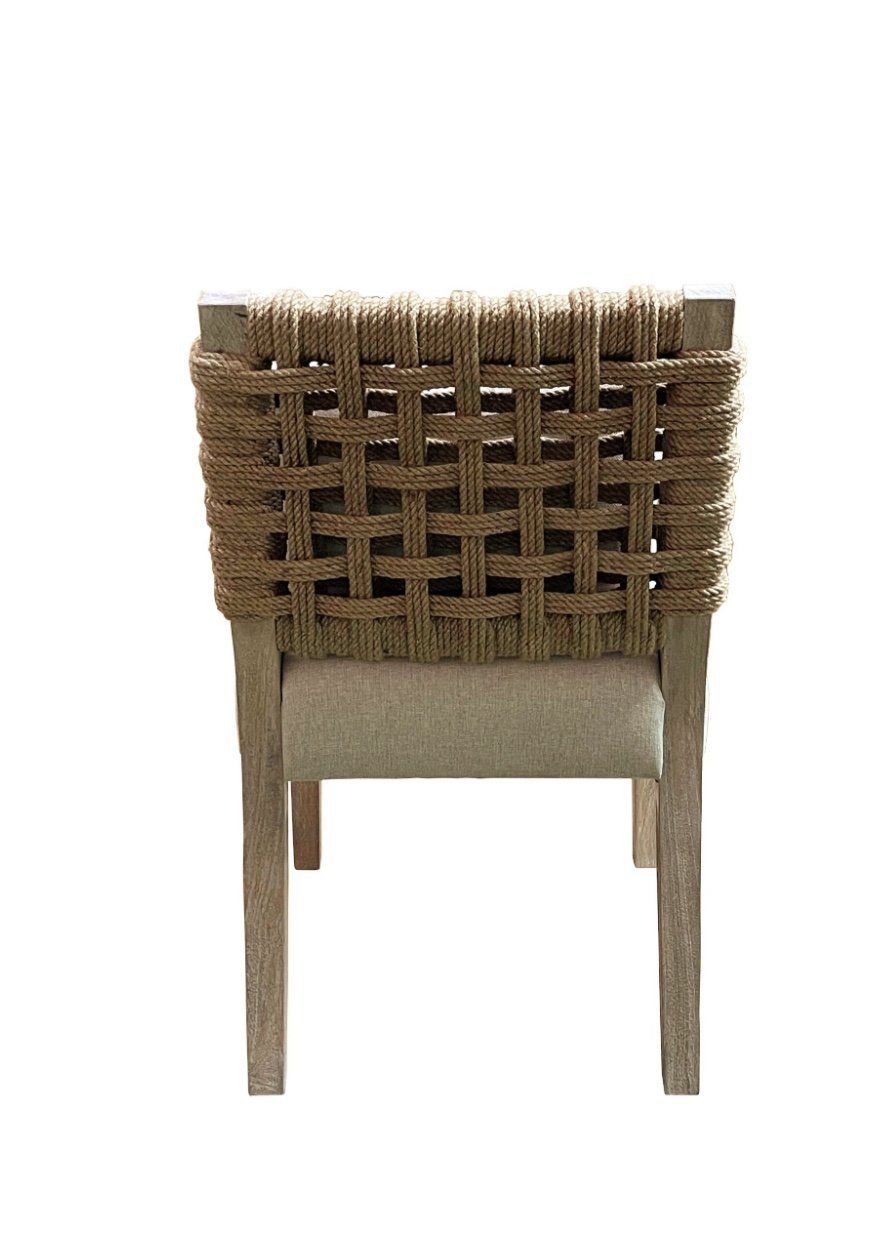 Rope Dining Chair NWW 24.4&quot;W x 20.47&quot;D x 33.66&quot;H