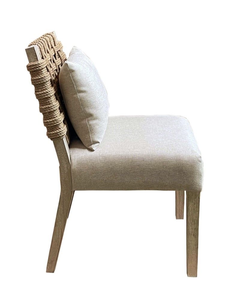 Rope Dining Chair NWW 24.4&quot;W x 20.47&quot;D x 33.66&quot;H