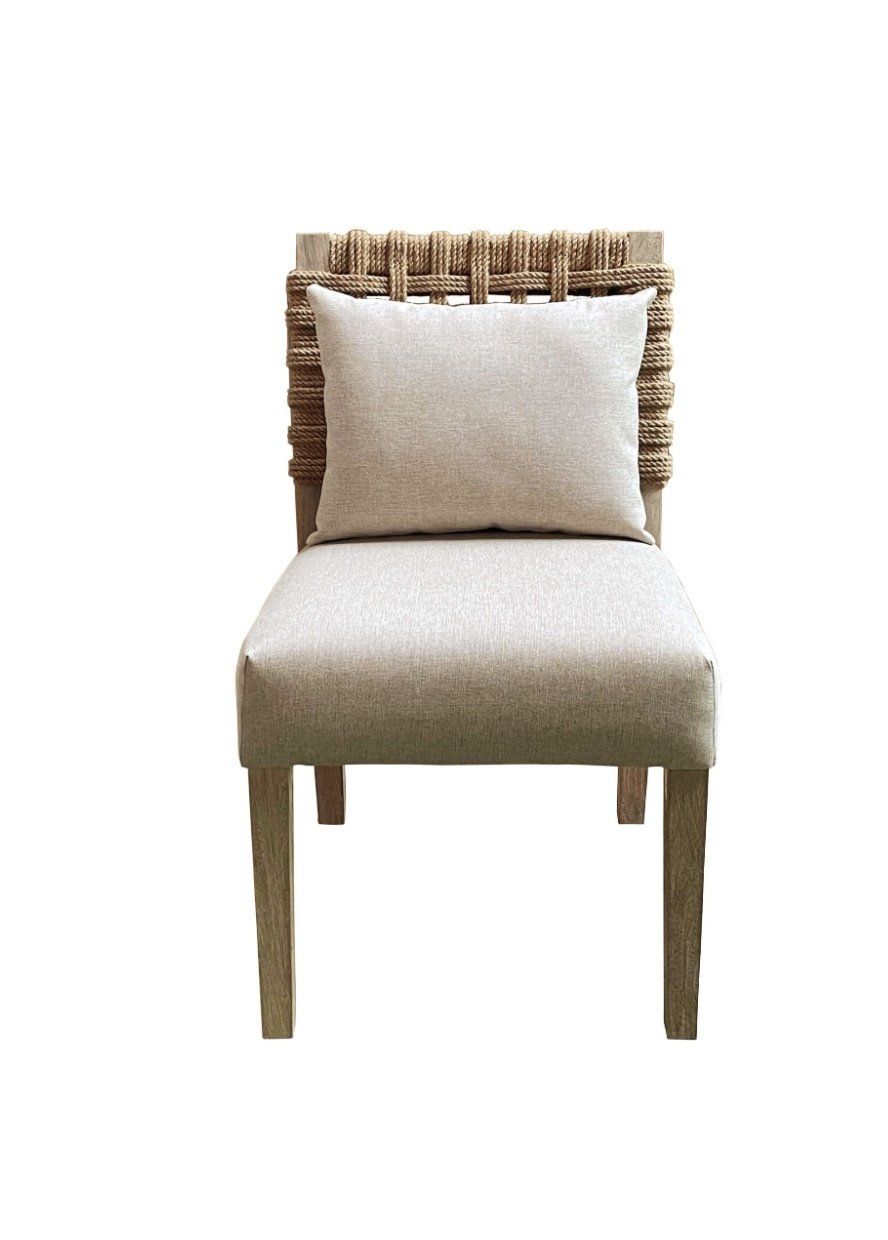Rope Dining Chair NWW 24.4&quot;W x 20.47&quot;D x 33.66&quot;H
