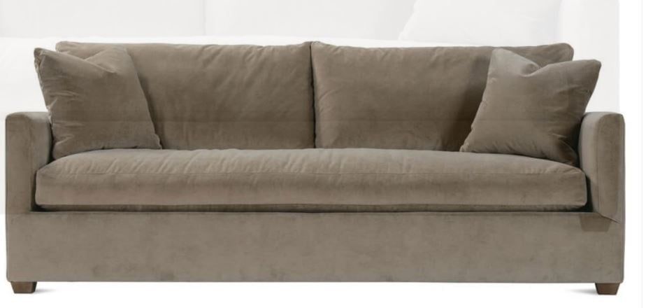 Quick ship! Lilah Sofa - (20043-28)- Choc, 89 x 40 x H 38