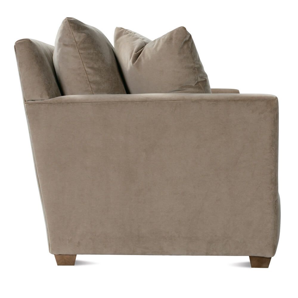 Quick ship! Lilah Sofa - (20043-28)- Choc, 89 x 40 x H 38