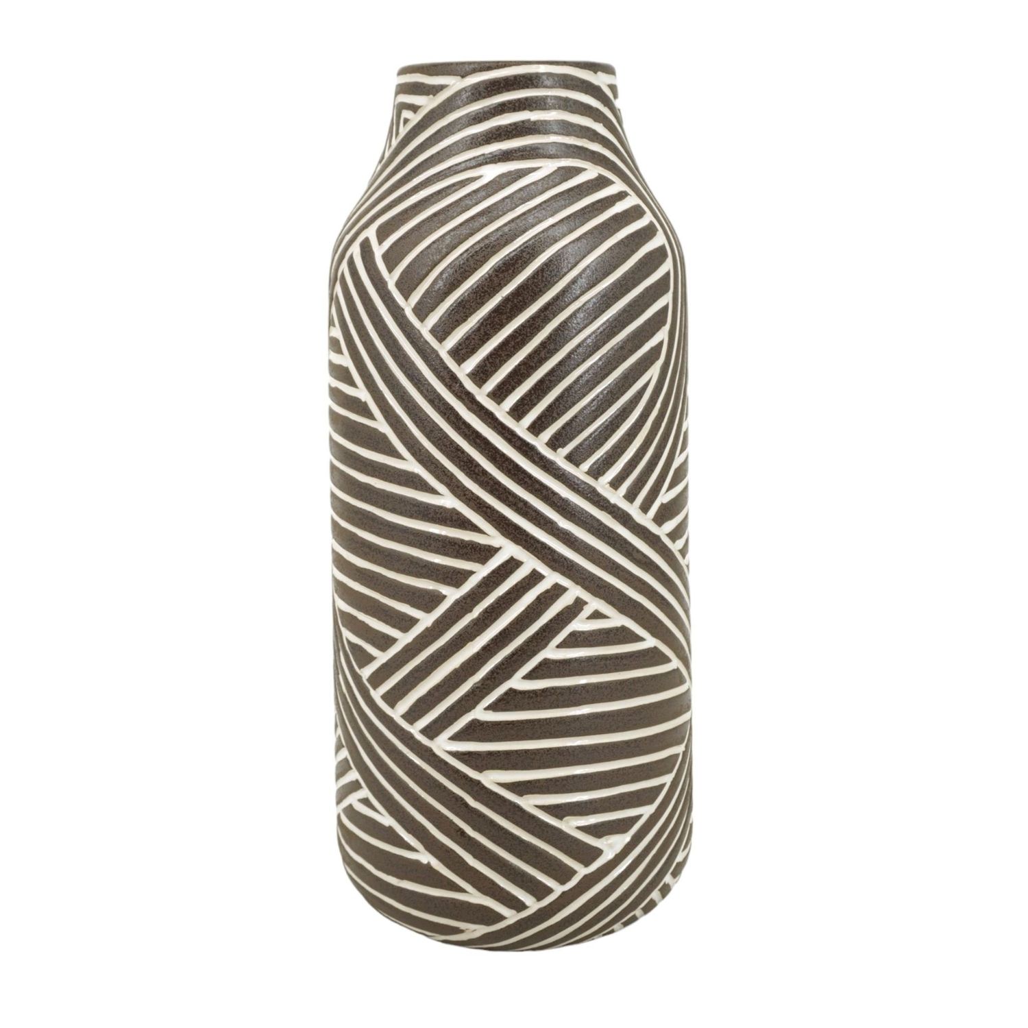 13&quot; NILES SMALL CERAMIC VASE