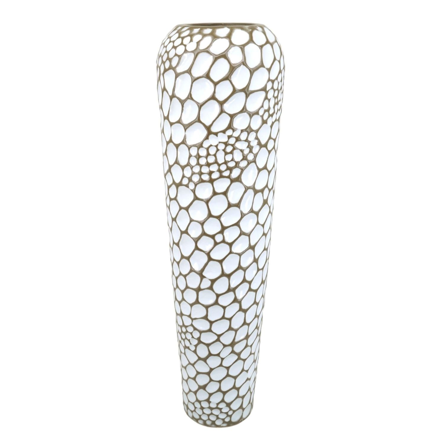 34&quot; PUTERI CERAMIC LARGE FLOOR VASE