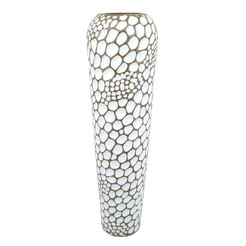 34&quot; PUTERI CERAMIC LARGE FLOOR VASE