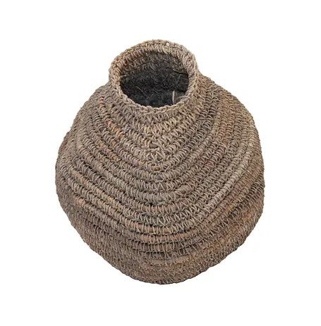 Palm Leaf Vase Small-Natural
