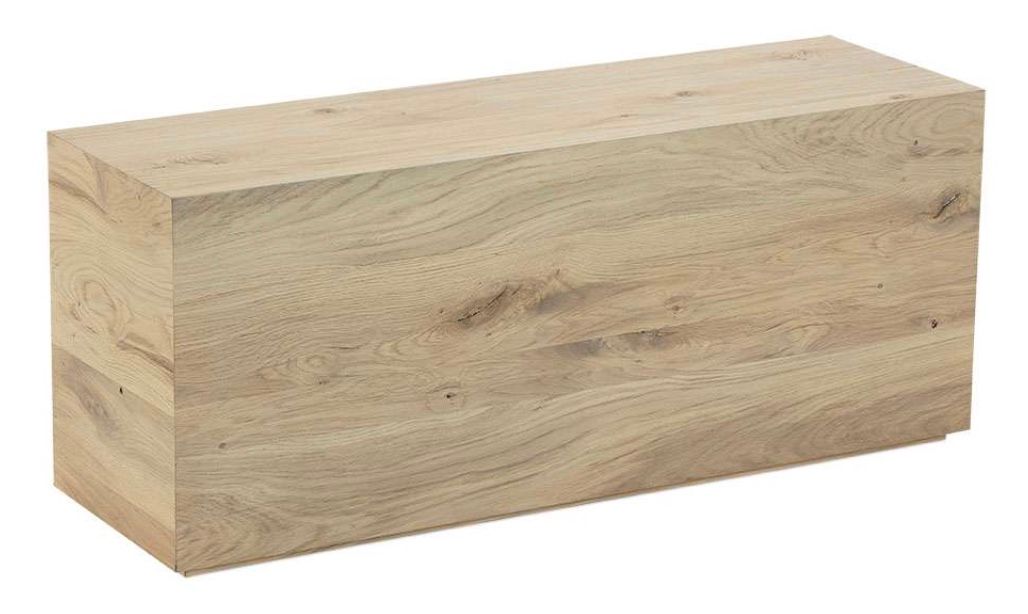 Neval Side Rectangle End Table Vintage Oak Length:  39&quot; Depth:  12&quot; Height:  16&quot;