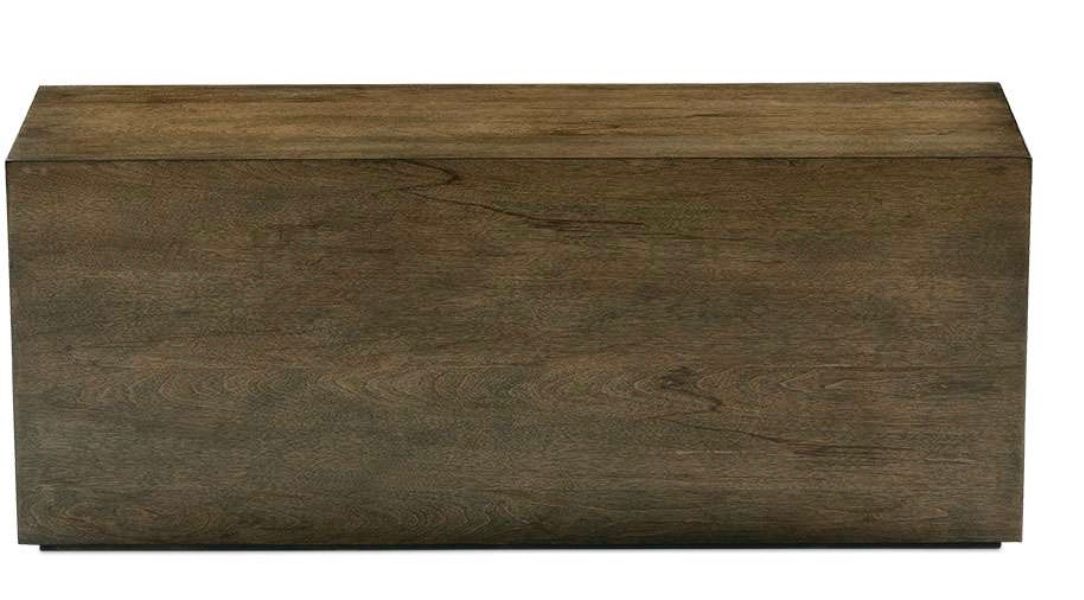 Neval side rectangle end table clove Length: 39&quot; Depth: 12&quot; Height: 16&quot;