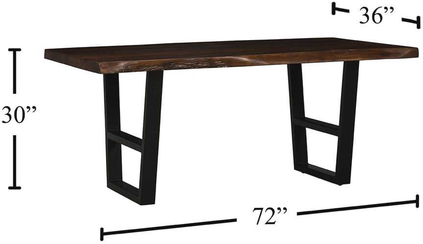 Hailey Acacia 72.5&quot;x36.25&quot;x31&quot; Dining Table Natural