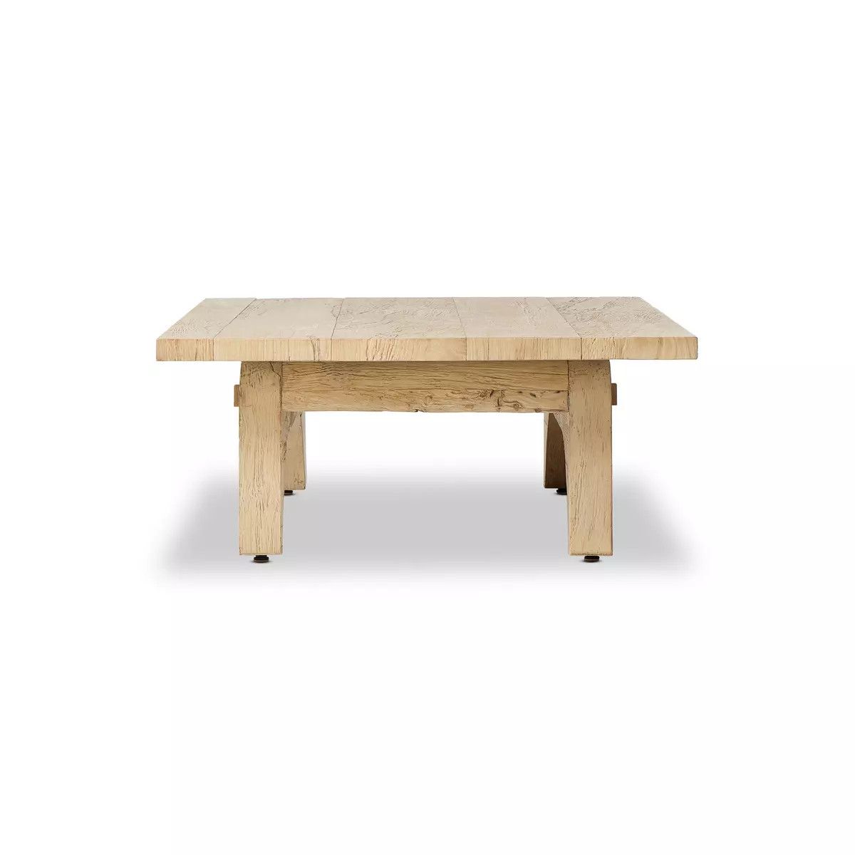 Coffee Table Bleached Alder 70&quot;w x 35&quot;d x 15&quot;h