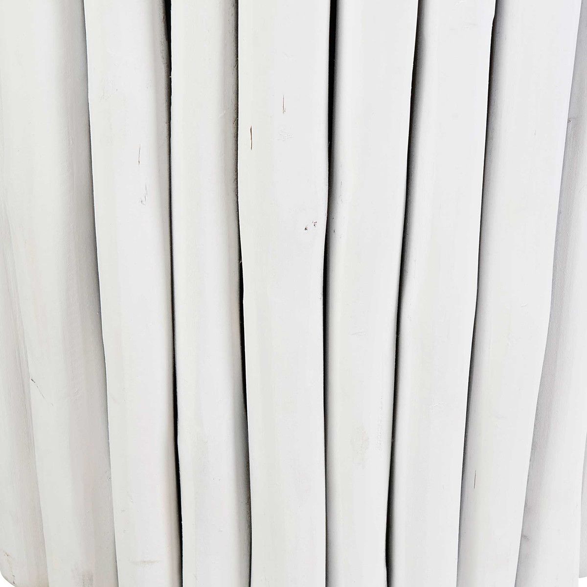Painted White Color Side Table - 18&quot; x 18&quot; x 25.5&quot; H