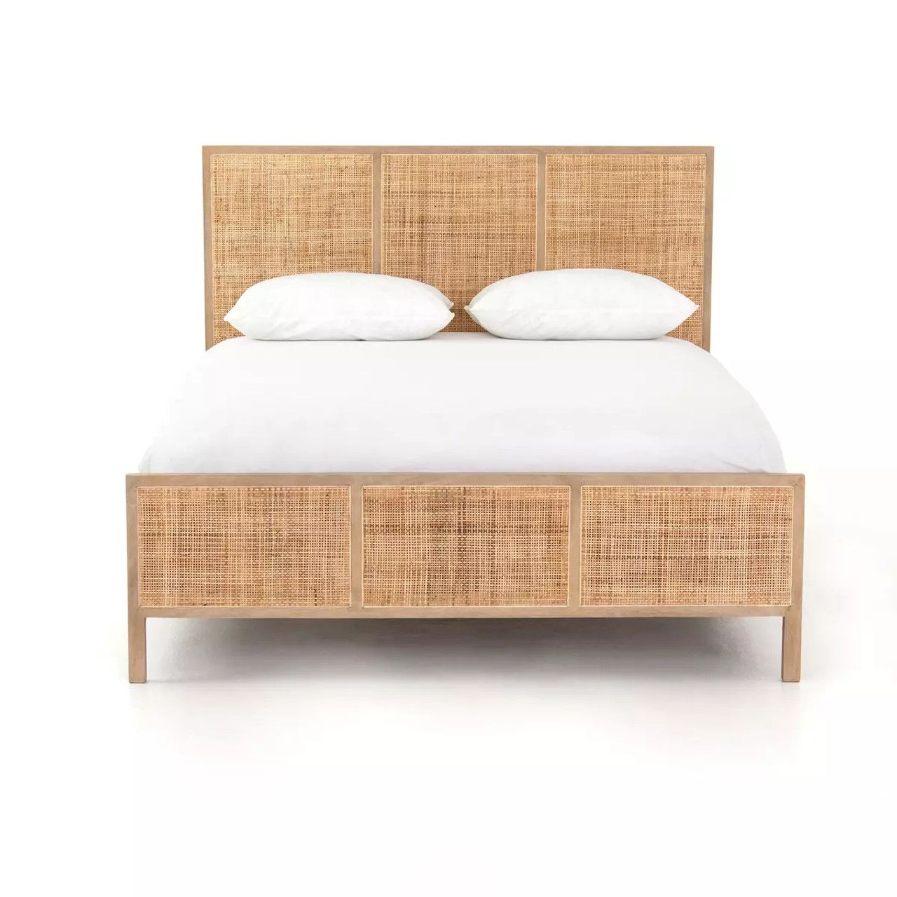 Cane Bed-Natural-Queen-62.25x83x46.5