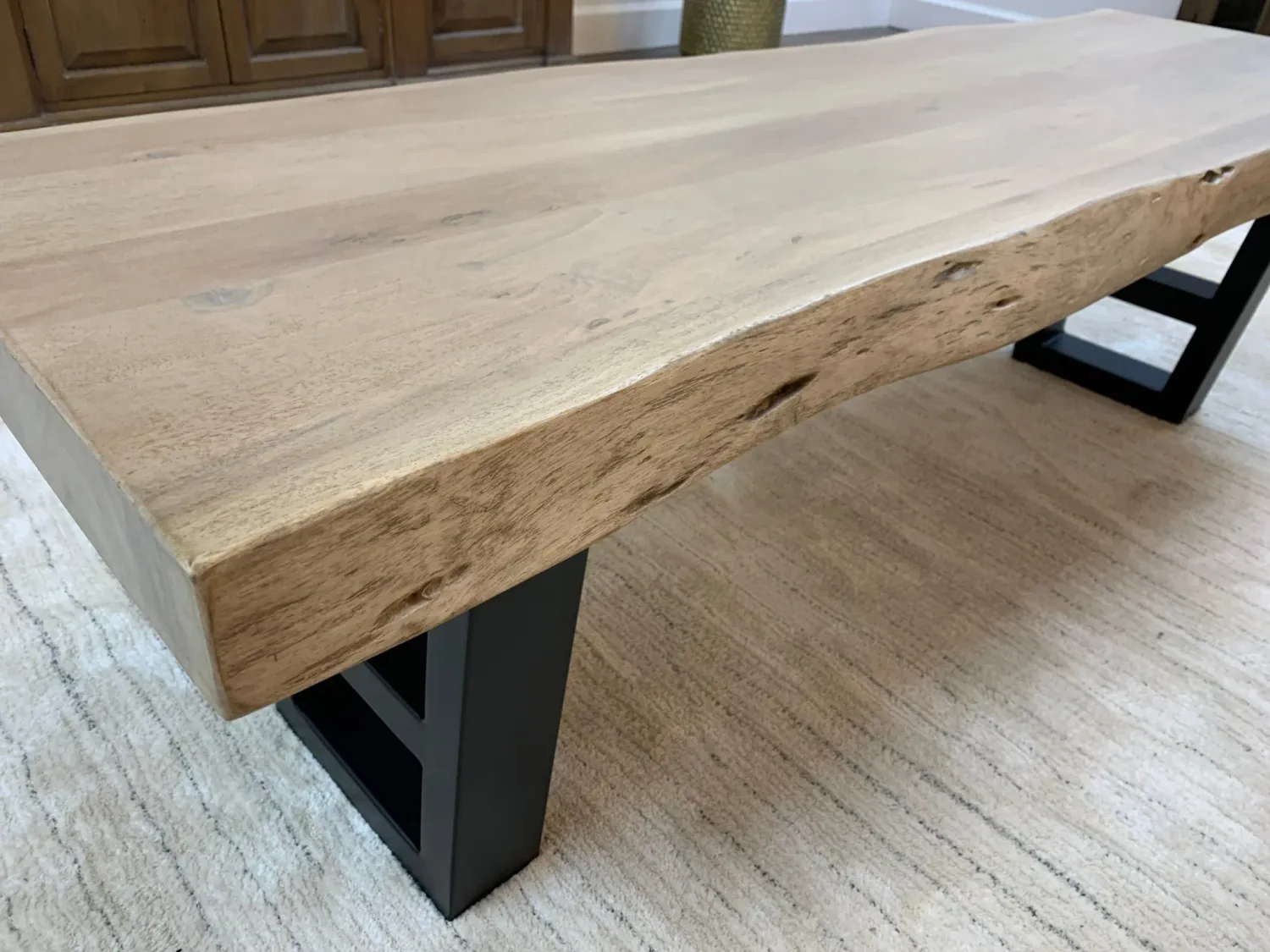 Hailey Acacia 60&quot; Dining Bench NWW