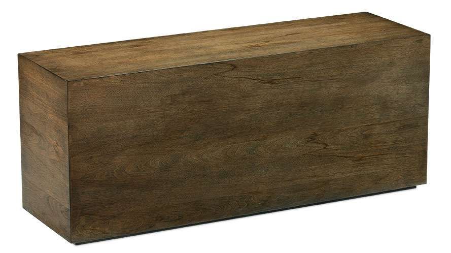 Neval side rectangle end table clove Length: 39&quot; Depth: 12&quot; Height: 16&quot;