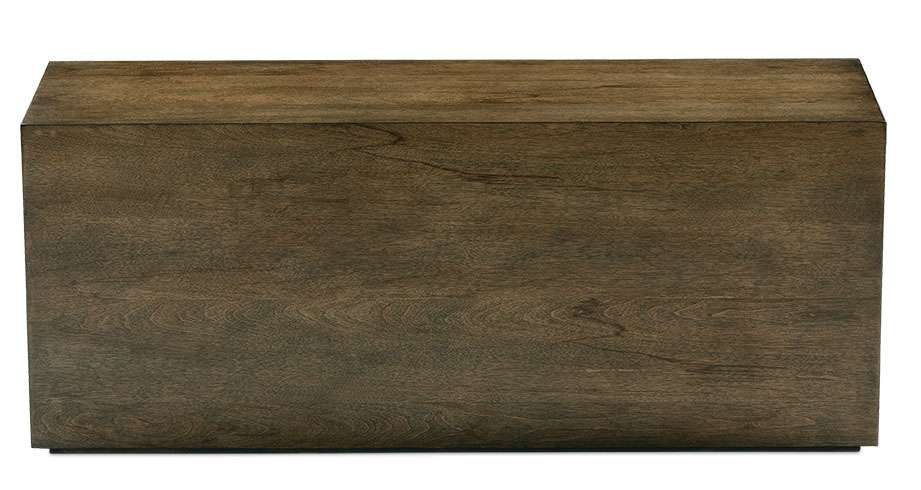 Neval side rectangle end table clove Length: 39&quot; Depth: 12&quot; Height: 16&quot;