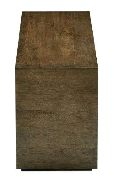 Neval side rectangle end table clove Length: 39&quot; Depth: 12&quot; Height: 16&quot;