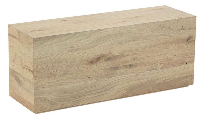 Neval Side Rectangle End Table Vintage Oak Length:  39" Depth:  12" Height:  16"