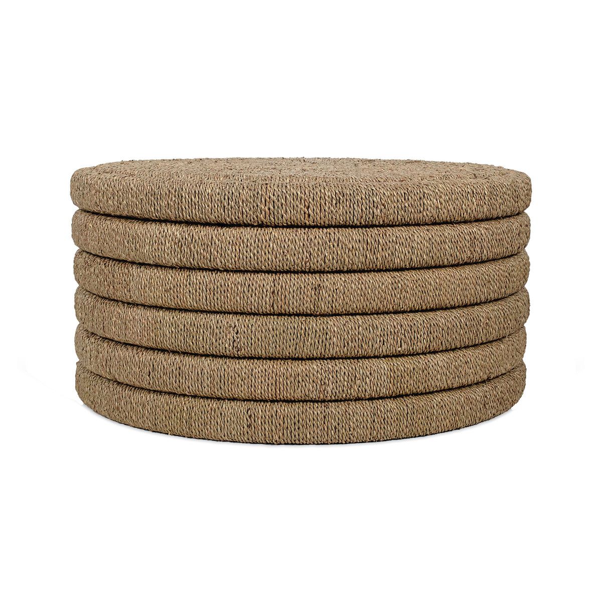 32&quot; Round Coffee Table Natural H 17&quot;