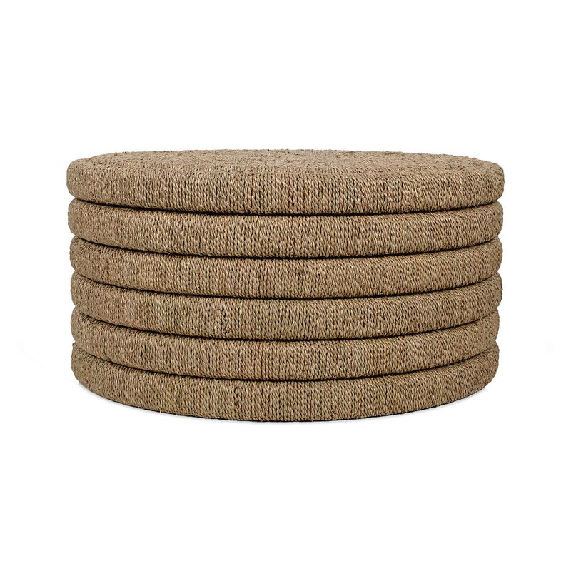 32" Round Coffee Table Natural H 17"